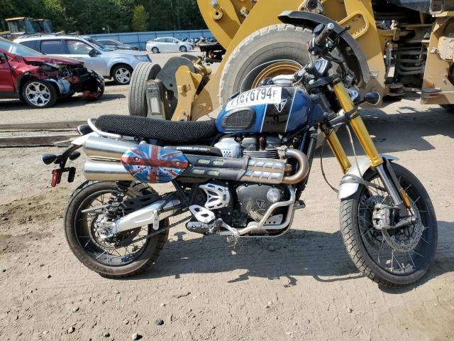  Salvage Triumph Motorcycle Scrambler