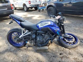  Salvage Yamaha Mt07