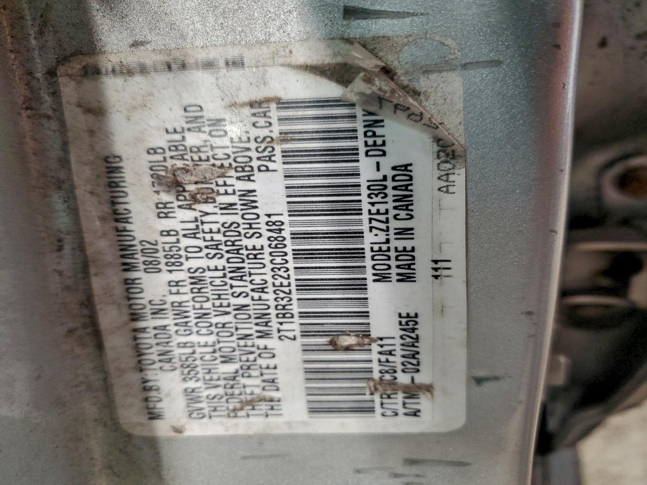 Toyota Corolla Ce Image 7