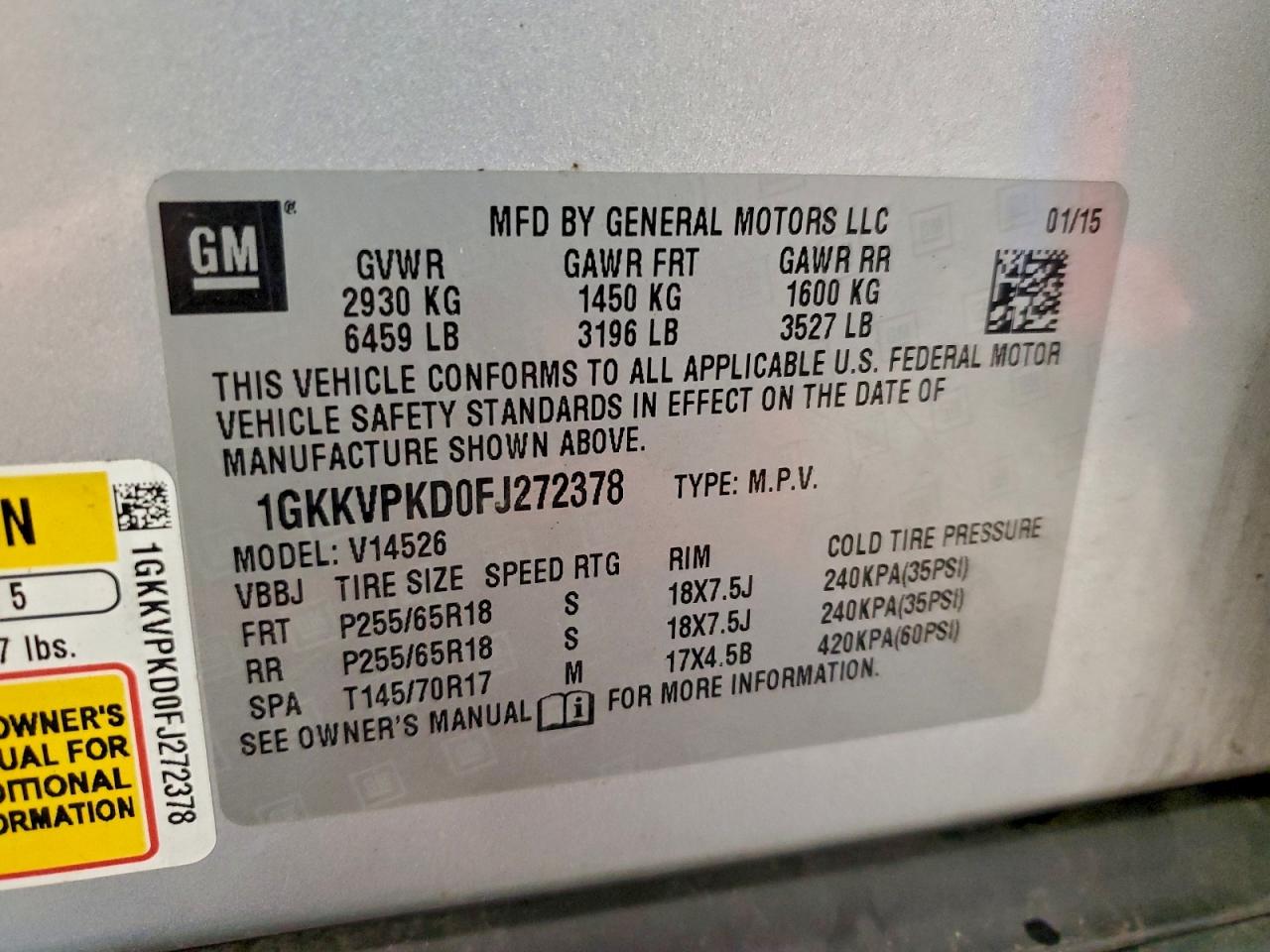 GMC Acadia Sle Image 3