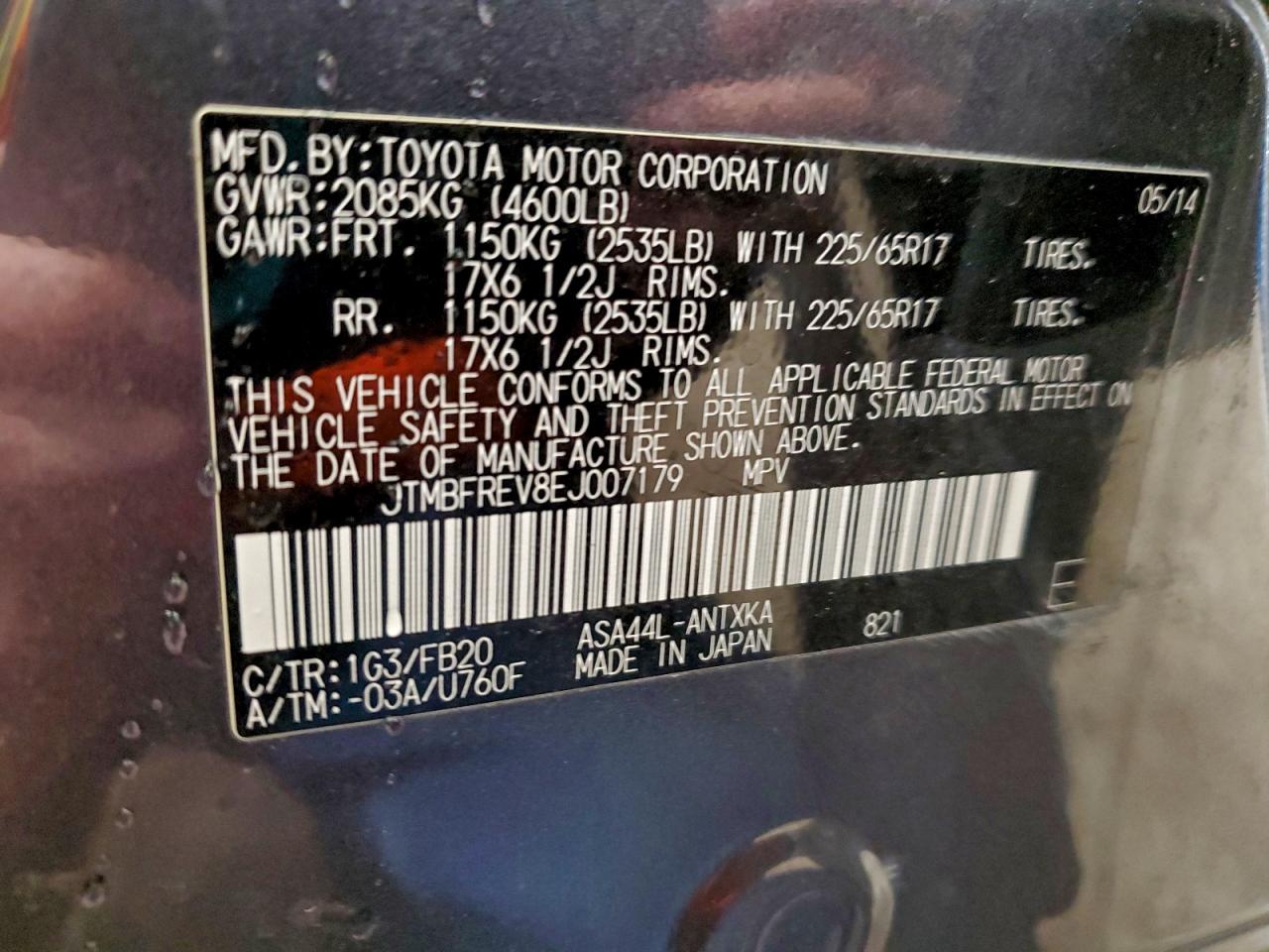 Toyota RAV4 Le Image 12