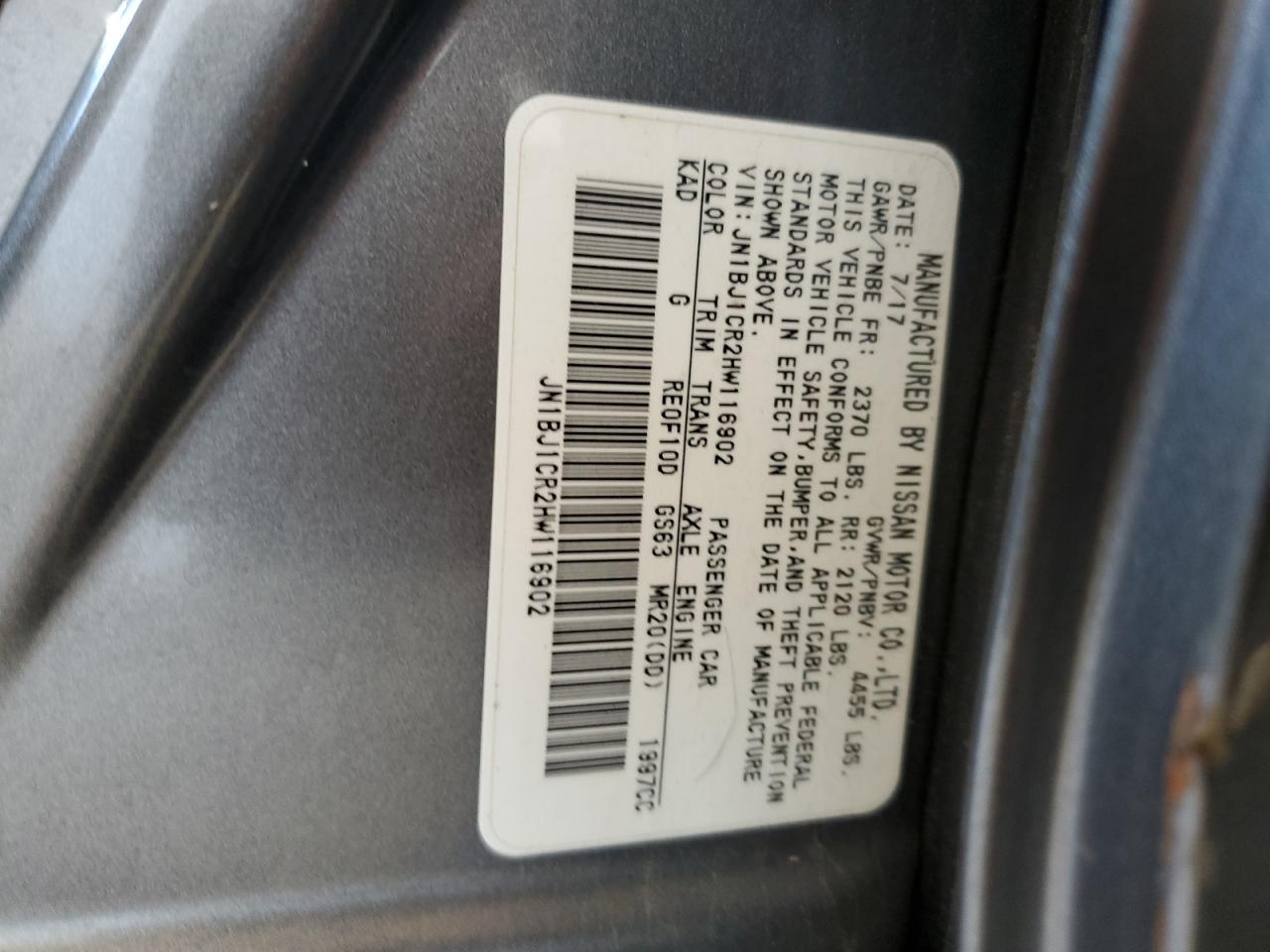 Nissan Rogue S Image 13