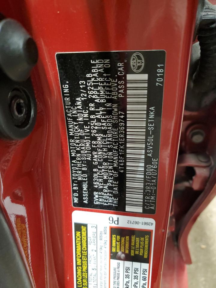 Toyota Camry L Image 4