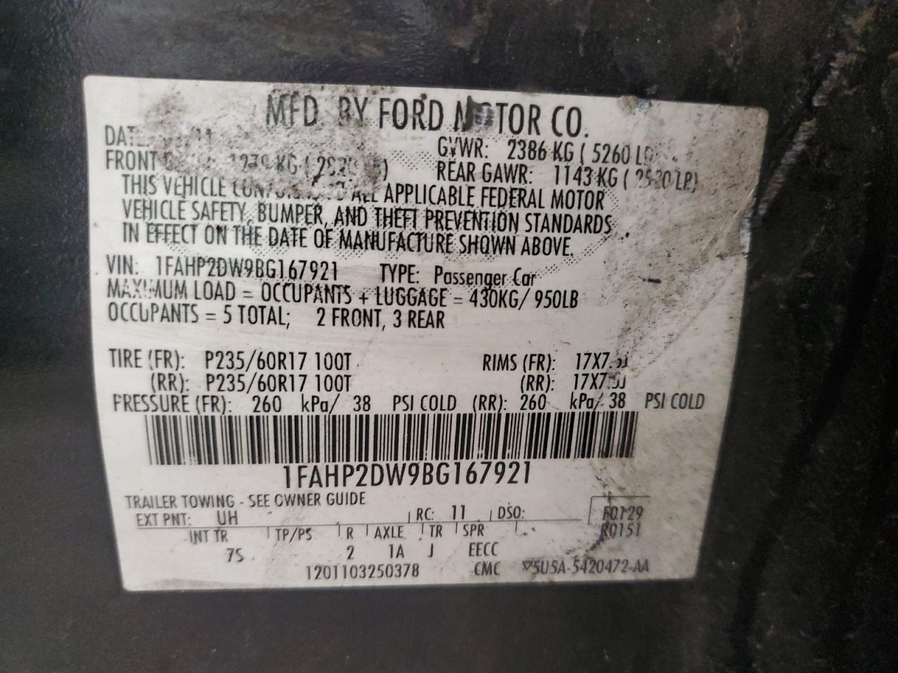 Ford Taurus Se Image 10