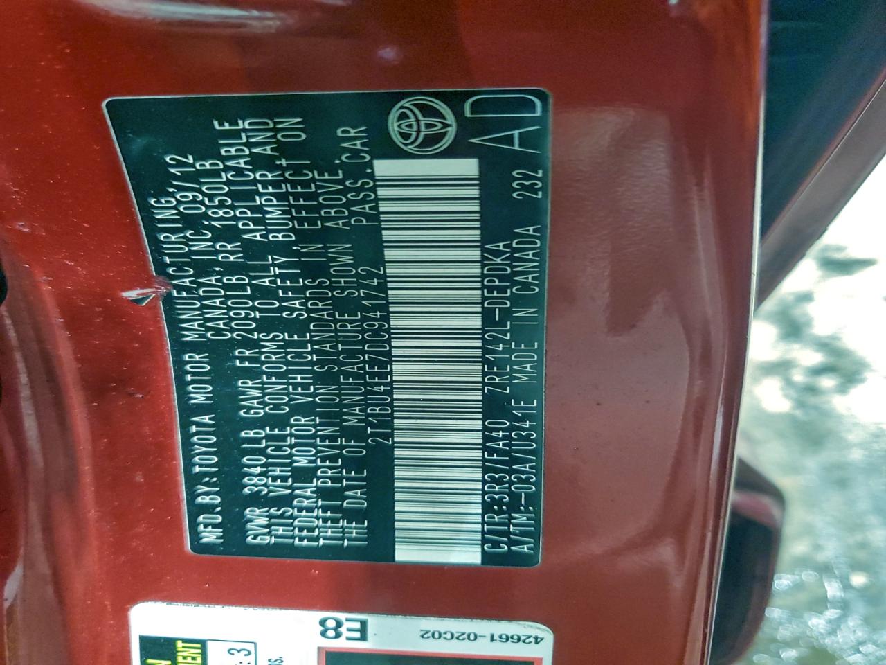 Toyota Corolla Base Image 4