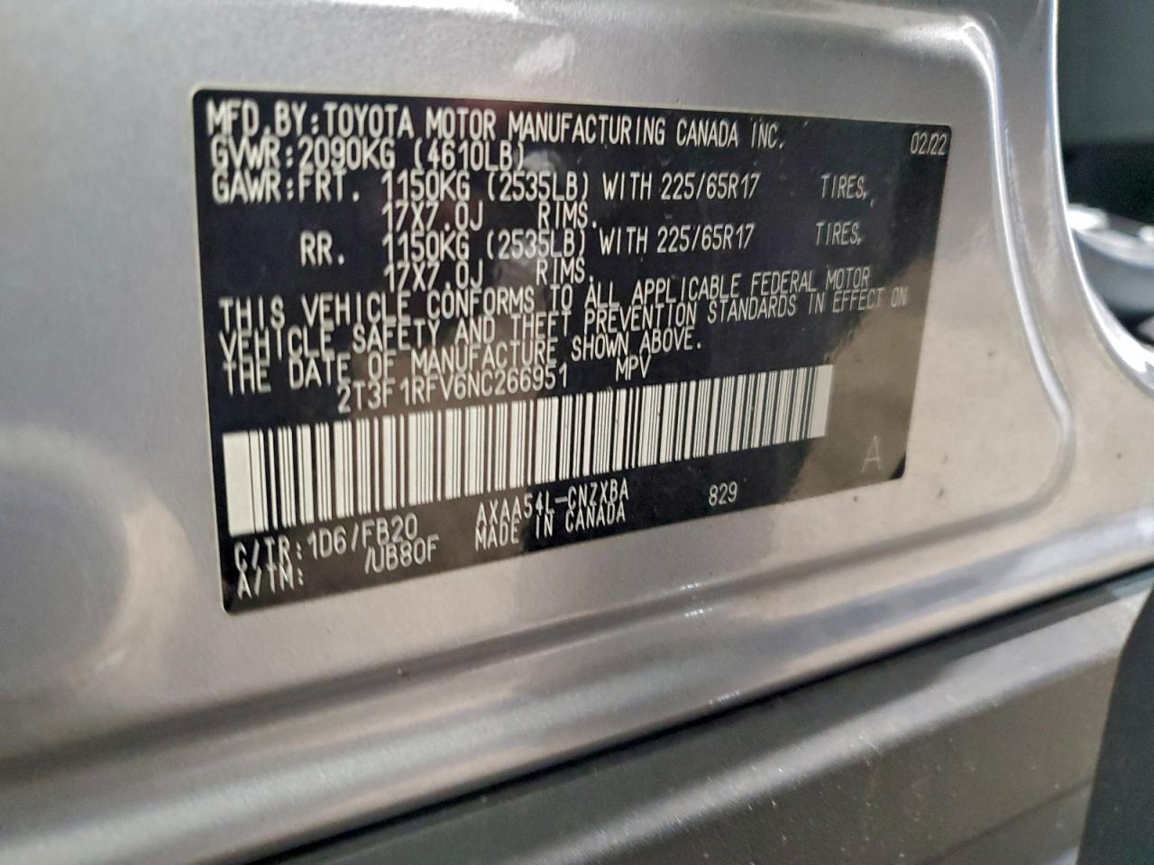 Toyota RAV4 Le Image 12