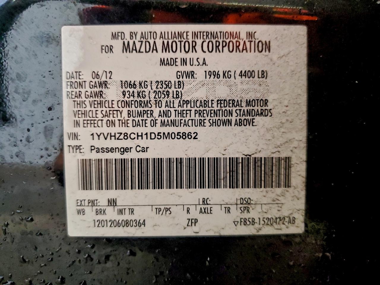 Mazda 6 Grand Touring Image 11