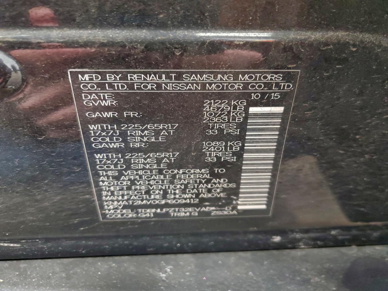 Nissan Rogue S Image 10