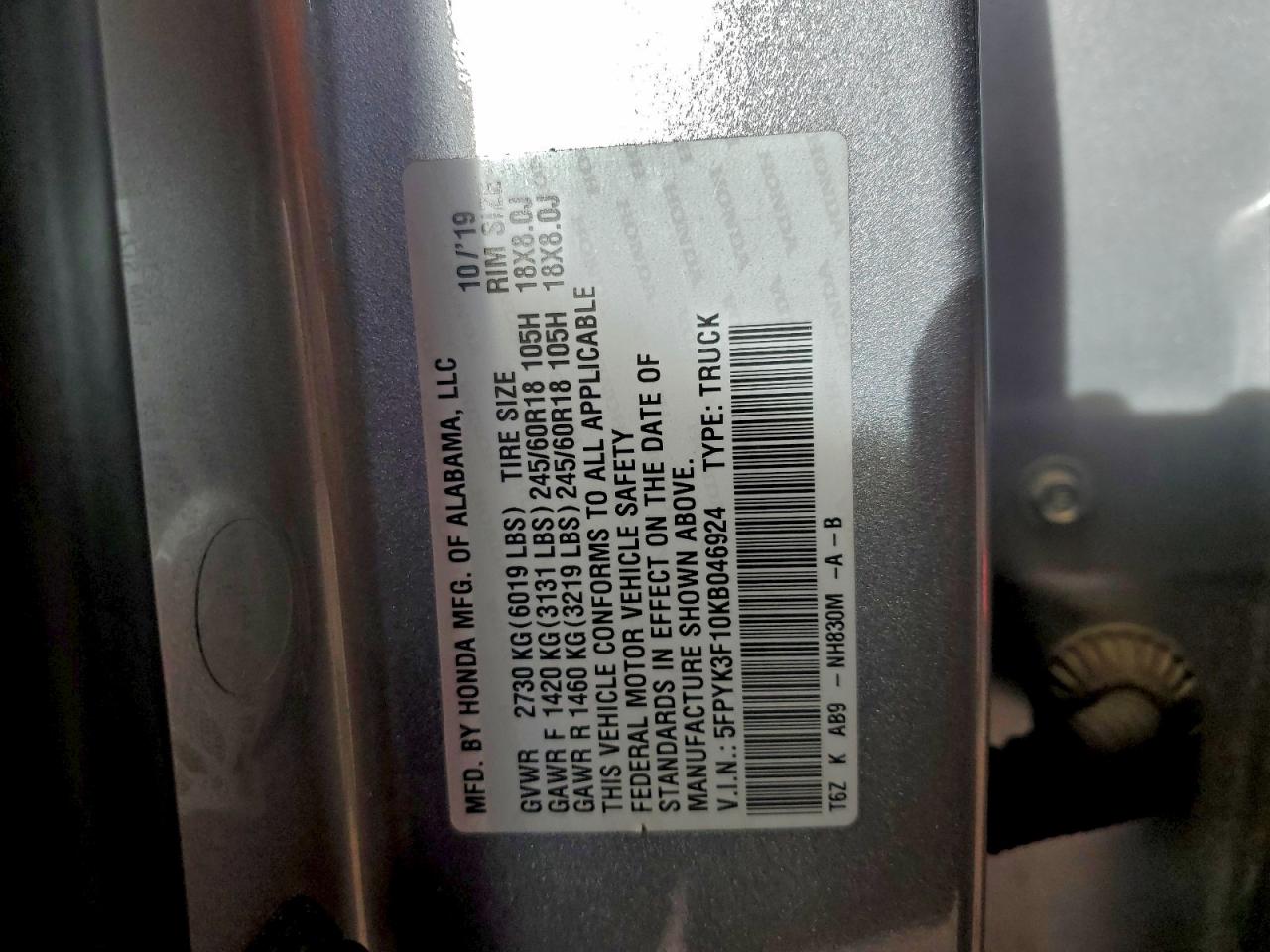 Honda Ridgeline Sport Image 10